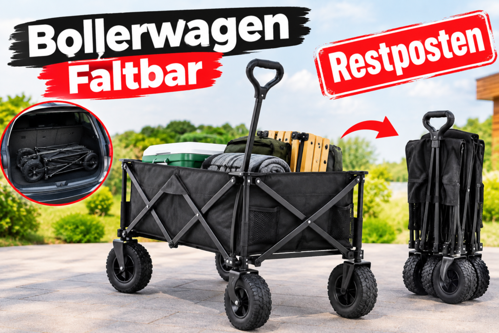 bollerwagen faltbar restposten